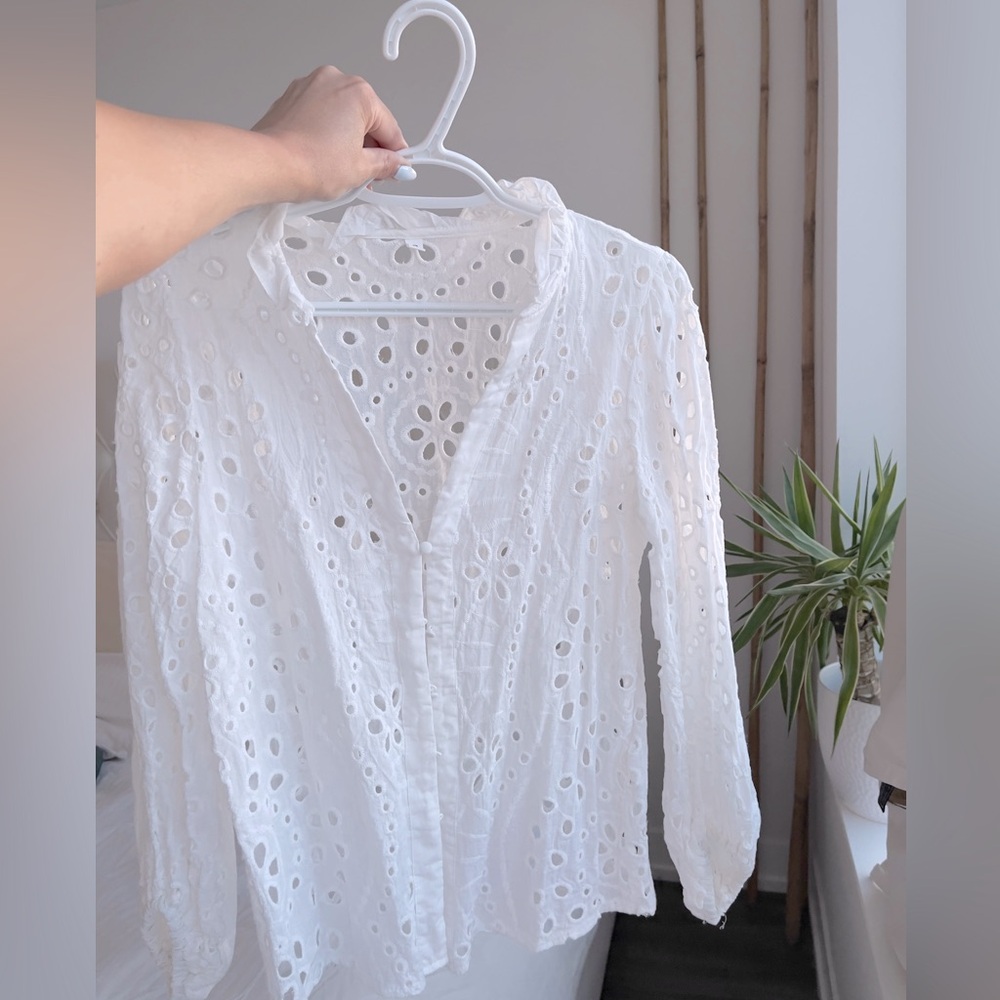 100% Cotton Crochet Blouse